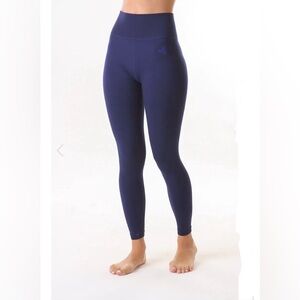 Green apple active Gia seamless Yoga pants High-Waist Navy Leggings elipse blue